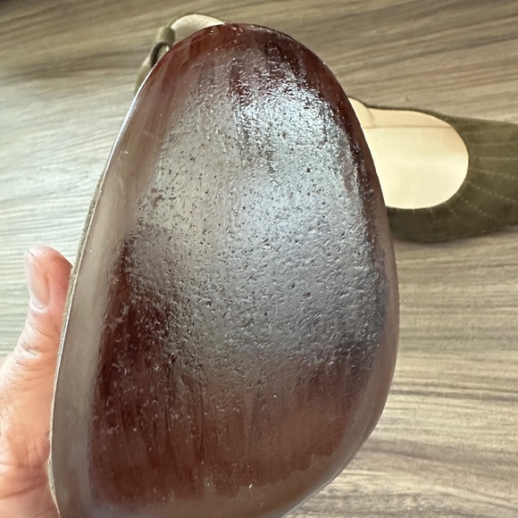 Marc Jacobs Green Suede Mary Jane  Pumps with Ankle Strap Size  6M - Picture 6 of 8